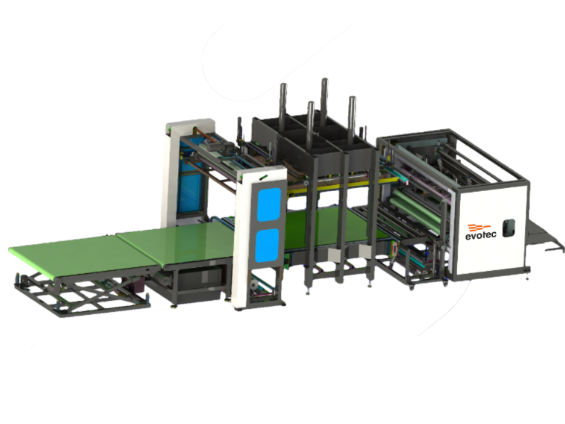 MAX-A-CRF - Máquina Embaladora Automática para Prensar e Enrolar Blocos de Espuma-2